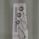 Saffron & Sage Cookie Scoop Set  Heavy Duty Stainless Steel 1, 2 & 3 Tbsp Cookie Scoops for Baking Set of 3 has a Scooper, Ice Cream Scoop with Trigger Smooth Release, Comfortable Handles, Rust Proof