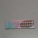 Misssix French Gel Nail Tips, 240Pcs French Tip Press on Nails Long Square Brown, No Need to File 3 in 1 Tips Pre-lasting, Fake Nails for Nail Art DIY 15 Sizes