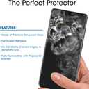 amFilm Ultra Glass Screen Protector for Galaxy S20 Ultra, 2 Pack, Tempered Glass, Fully Compatible with Ultrasonic Fingerprint Scanner