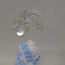 Command Outdoor Light Clips, 20 Clear Clips and 24 Strips, Damage Free Hanging Christmas Decorations with Weather Resistant Strips, Wall Clips for Hanging Outdoor Lights and Cable Management