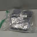 4Pcs 4 Inch Plastic Furniture Legs, Square Sofa Legs Black Couch Legs M8 Thread (Metric 8mm) Furniture Feet Cabinet Replacement Legs for Bed, Chair, Ottoman