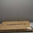 Telescoping Extension Ladder 12.5 FT, Folding Telescopic Aluminum Ladders, Lightweight Collapsible Ladder Step for RV Roof Attic Home, 300 LB Capacity (12.5 FT)