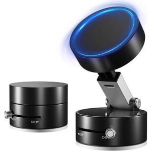 Metal Phone Stand for Desk, Universal Phone Holder with 360° Rotating Arm Foldable Retractable Stand Compatible with Magnetic and Android Phones, Office Accessories (A2)