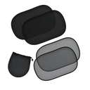 EcoNour Car Window Shades for Baby (4 Pack) | Protects Baby from Window Sun & Heat | Sun Shade Side Windows for Kids | Automotive Sun Protection from UV | Child Safety Accessories