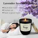 No Words Just Hugs - Lavender Scented Candle, 12oz, Sympathy Gift for Loss of Loved One