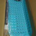 Dog Bath Tub, Portable Dog Washing Bathing Station, Elevated Foldable Dog Bath for Shower and Grooming, 3 Adjustable Height Pet Tub for Small and Medium Size Dogs, Indoor and Outdoor (Blue)