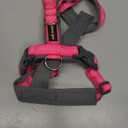 Plutus Pet No Pull Dog Harness, Adjustable Nylon Harness with Soft Padding, Reflective and Heavy Duty Dog Harness for Dogs(Hot Pink, M)