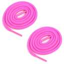 BCB Wear Round Shoelaces 3/16" Thick Solid Colors for All Shoe Types Several Lengths (Hot Pink-27)