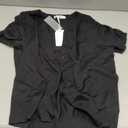 GRACE KARIN Short Sleeve Cardigan Summer Button up Sweaters for Women Lightweight Crew Neck Casual Outfits (Black, XL)