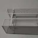 Under Desk Cable Tray - Wire Management Organizer Box, Cord Raceways for Office, Home - No Damage, No Drill (2 Packs-White)