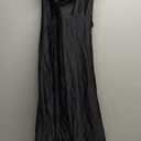 Memoriesea Women's Elegant Off Shoulder High Split Bodycon Evening Wedding Maxi Dress (Black) Small