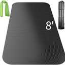 Large Exercise Mat,Exercise Equipment Mat,Treadmill Mat, Exercise Bike Mat, Workout Mats for Home Gym Mats Gym Flooring Rubber Workout Mat Fitness Mat Large Yoga Mat Cardio Mat for Weightlifting, Jump Rope, Non-slipping