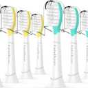 FutulkyUS Kids Toothbrush Replacement Heads for Philips Sonicare: Over 7 Years Old Child Soft Electric Standard Children Brush Head for Boy Girl, White 8 Pack