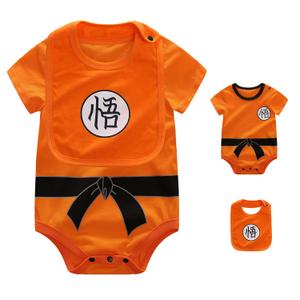 Newborn Baby Boys Girs Onesie Bodysuits Romper Jumpsuit Cosplay Animal Outfit (0-3 Months, Orange)