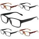 Gaoye Professional Reading Glasses for All Day - Computer Readers with Blue Light Protection - Value Pack +0.50