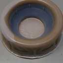 Extra Thick Toilet Wax Ring Kit Include Closet Bolts, Bolt Caps, Thick Flange and Retainer Washers, Fits 3 Inch and 4 Inch Waste Lines for Toilet Gas Odor and Watertight Sealing