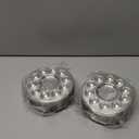 150 Pcs Painting Brushes Palettes Set, Including 50 Painting Palettes with 10 Wells, 100 Small Paint Brushes (Flat/Round), Nylon Brush Head, Paint Supplies for Acrylic Oil Watercolor Canvas Art DIY