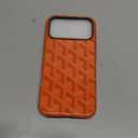 GOYARD IPhone 17 Pro Orange Goyard Style Case