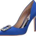 Badgley Mischka Women's Cher Pump - Women's Pumps with 3.75" Stiletto Heels (9, Electric Blue)