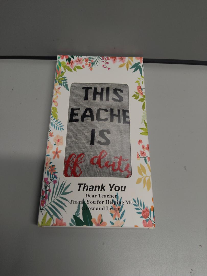 If You Can Read This This Socks For Women Teacher Is Off Duty Gift Socks Size 6-11W