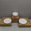 Plates and Bowls Sets, Dinnerware Sets for 4, 12 Pieces Scratch Resistant Dishware Dishes Set, Ceramic Kitchen Dinner Set, Porcelain & Microwave and Dishwasher Safe, Cream White