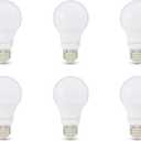 60W Equivalent, Daylight White, Non-Dimmable, Energy Efficient, 10,000 Hour Lifetime, A19 LED Light Bulbs, 6-Pack