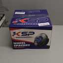 KSP 8x170 Wheel Spacers for F250 F350 2003-2026, 2"(50.8mm) Heavy Duty Tire Spacers with 14mmx1.5 Studs 125mm Center Bore, Forged Lug-Centric Wheel Spacer Fit 8 Lug F250 F350, Not Hub Lip (Black)