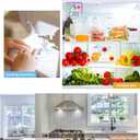 2 x LED Appliance Light Bulbs - LED Refrigerator Light Bulbs 40W Equivalent, Daylight 5000K Fridge Waterproof Bulbs 4W E17 Base, ETL Listed, 2Packs