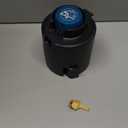 Trailer Lock, Heavy Duty Trailer Ball Lock Fits 2 5/16-Inch Couplers, Anti-Theft, Anti-Smashing, Secures Safety Chains, Solid Steel Towing Hitch Accessories for RV, Cargo, Boat (with Handle)