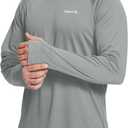 baleaf Men's Sun Protection Hoodie Shirt UPF 50+ Long Sleeve UV SPF T-Shirts Rash Guard Fishing Swimming Lightweight,medium