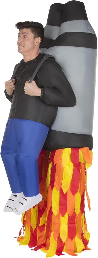 Morph Jet Pack Inflatable Costume Adult, Inflatable Jetpack Costume, Inflatable Rocket Costume For Adult, Jet Pack Blow Up Costume