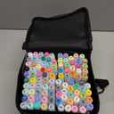 SFAIH Alcohol Markers Fine & Chisel - 101 Colors Dual Tip Coloring Markers for Adult Coloring Sketch Illustration, Ideal Gifts for Artist Adult Beginners, [Greeting Card & Leather Storage Box]