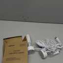 URTOM 2 Pack Indoor Spot Lights, 120V LED Accent Up Lights, 3W Plant Spotlights, 3000K Floor Spotlights for Plants, Pictures, Desk - Uplights with 5.9 FT Plug Cord and Foot Switch (White)