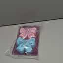 Genuine Fred Tidy Ties Coquette Bow Sponges, Set of 2, Pink and Blue, Durable Layered Sponges, Girly Coquette Kitchen Accessory, Gift-Ready Packaging