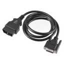 X AUTOHAUX OBDII OBD2 Main Cable Diagnostic Tool Adapter Connector Cable for Launch X431 CRP129 CRP123 Creader VII and VIII,Male to 2 Rows 15 Pin Female