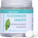 Toothpaste Tablets  Wintergreen | Nano Hydroxyapatite Toothpaste Tablets Chewable | Fluoride Free l 90 Tabs (90 Count (Pack of 1))