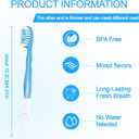 Mini Disposable Toothbrushes with Toothpaste 26 pcs 5 in 1 Travel Portable Toothbrush with Toothpaste + Tongue Scraper + Picks+Floss Travel Case (Mix 5 Flavors, 26)