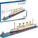KLMEi Titanic Architecture Set Micro Building Blocks Model Kit for Adults, Age of 14+ 1872 Pieces