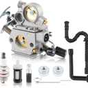 MOTOALL MS362 Carburetor for MS362C Chainsaw Replace for Walbro WTE-8-1 1140-120-0600 Carb