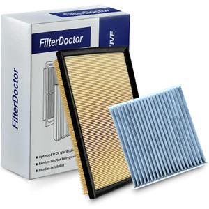 Premium Cabin and Engine Air Filter Combo Pack - Fits 2007-2017 Lexus LS460, 2013-2018 Lexus ES300h and Toyota Avalon, 2012-2017 Toyota Camry, and 2013-2018 Toyota RAV4