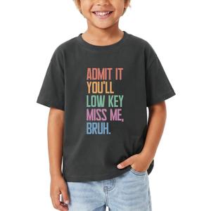 Happy Funny Last Day of School T-Shirt for Kids Toddler Girls Boys Short Sleeve Tee Cotton 2-8T (Black)