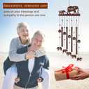 Elephant Wind Chimes for Outside,Memorial Wind Chimes Gifts for Women and Grandma,Patio Garden Decor,Windchime in Loving Memory Outdoor Decoration for Yard, Patio, Porch, Lawn, Landscape
