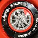 Delta Children Turbo Race Car Twin Bed, Red