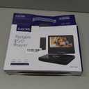 9.5" Portable DVD Player with 7.5" Swivel Display Screen, 5-Hour Built-in Rechargeable Battery, Car DVD Player,Supports SD Card/USB/CD/DVD and Multiple Disc Formats, High Volume Speaker