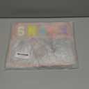 3 Pcs Chenille Letter Zipper Pouch for Travel Clear Snack Bags Waterproof Cosmetic Pouch Nylon Gym Beach Multipurpose Makeup Bag for Women Girl(Travel, Stuff, Snack,Soft Color)