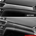 YINGTUU for Honda Accord 10th Gen 2018 2019 2020 2021 2022 Accessories Car Interior Stickers Dashboard Center Console Decals Air A/C Outlet Vent Trim Carbon Fiber Pattern