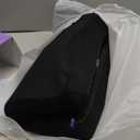 Cushion Lab Patented Pressure Relief Seat Cushion for Long Sitting Hours on Office & Home Chair - Extra-Dense Memory Foam for Soft Support. Car Pad for Hip, Tailbone, Coccyx, Sciatica - Black