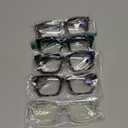 miyya 6 Pack Fashion Reading Glasses for Women, Blue Light Blocking /Anti UV Readers Oversized Square with Spring Hinge (6 pack Mix, 2.75),(Medium) (Black + Brown Tortoise + Black-pink Gradient + Gray Tortoise + Brown-gray Tortoise + Clear)