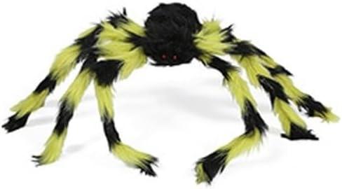 Halloween Skull Spider Scary Spiders Decorations Colorful Hairy for Halloweens Outdoor Yard Party (75CM)