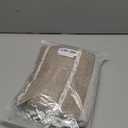 Laolitou Rustic Tablecloth Cotton Linen Waterproof Farmhouse Tablecloth Burlap Table Cloths for Kitchen Dining Cloth Table Cloth for Rectangle Tables Coffee Lines Rectangle,55''x70'',4-6 Seats